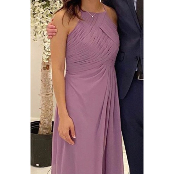 Azazie Ginger Allure Bridesmaid Dress, in Wisteria - Picture 4 of 4
